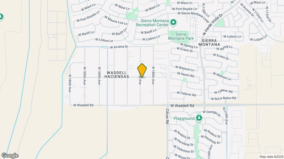 14039 N 181st Ave Map and Location Details