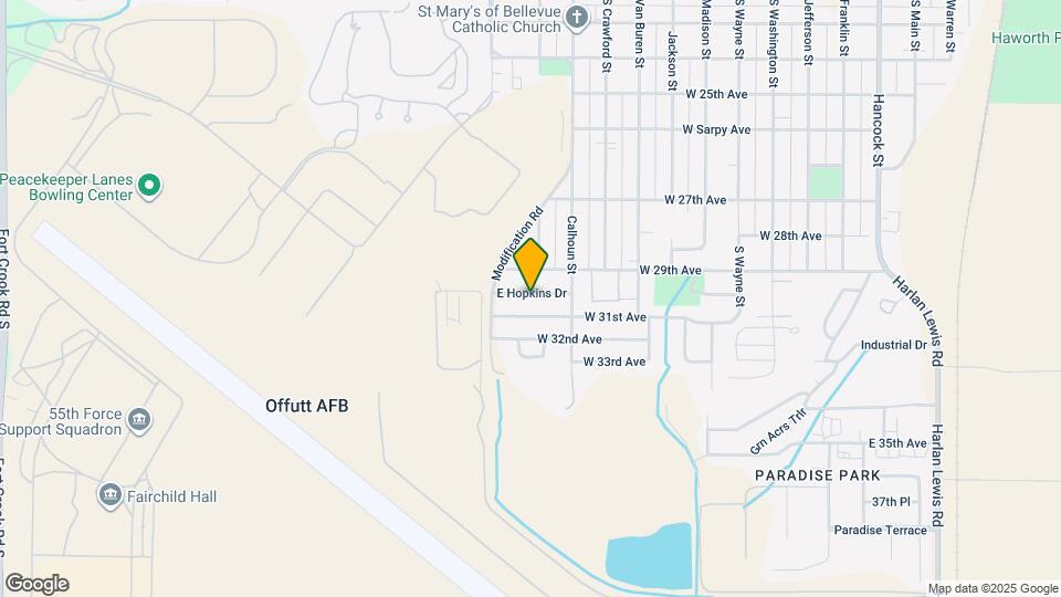 1003 E Hopkins Dr Map and Location Details