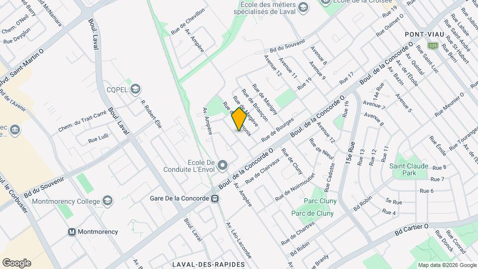 577-589 De Roanne Rue Map and Location Details