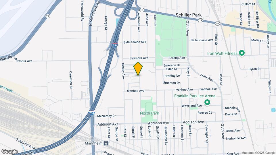 3906 Wehrman Ave Map and Location Details