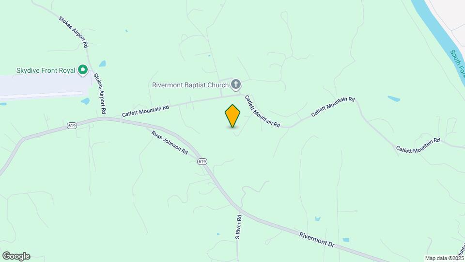 708 Catlett Mountain Rd Map and Location Details