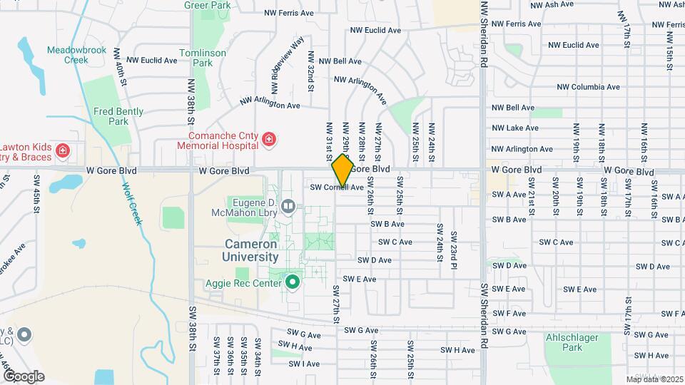 2620 SW Cornell Ave Map and Location Details