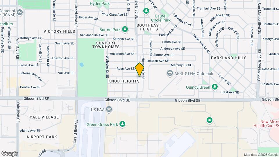 1404 Carlisle Blvd SE Map and Location Details