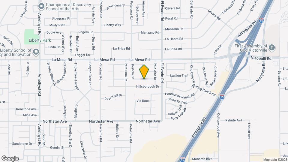 14383 La Crescenta Ave Map and Location Details