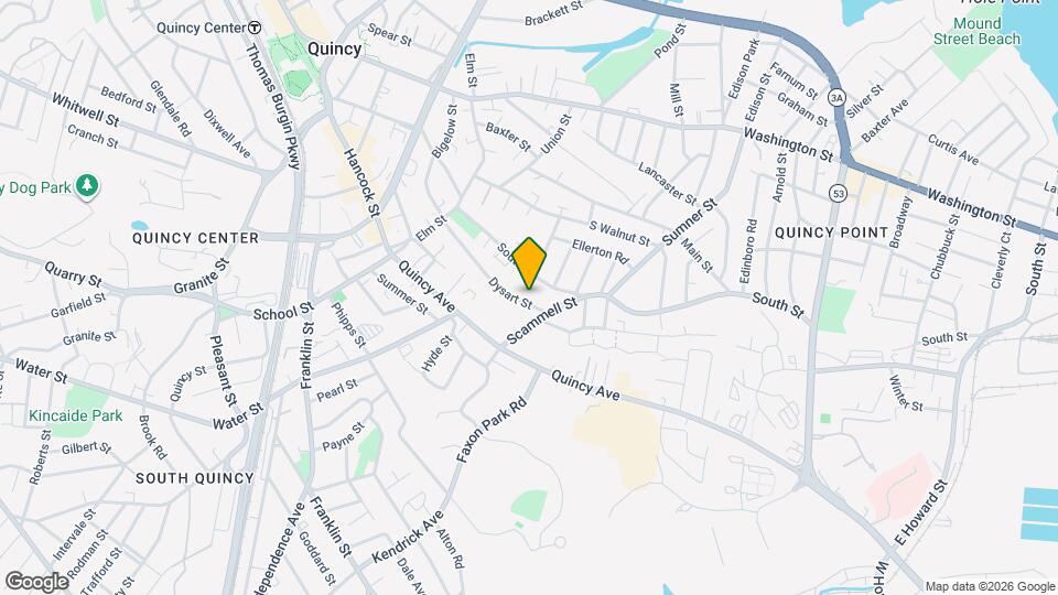 102 Dysart St Map and Location Details