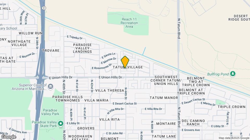 4361 E Selena Dr Map and Location Details