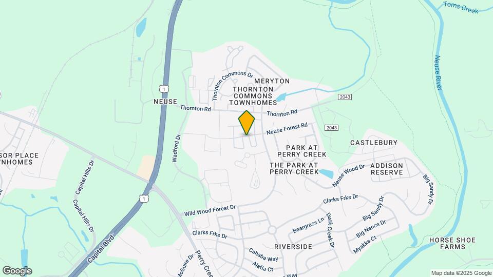 8600 Neuse Landing Ln Map and Location Details