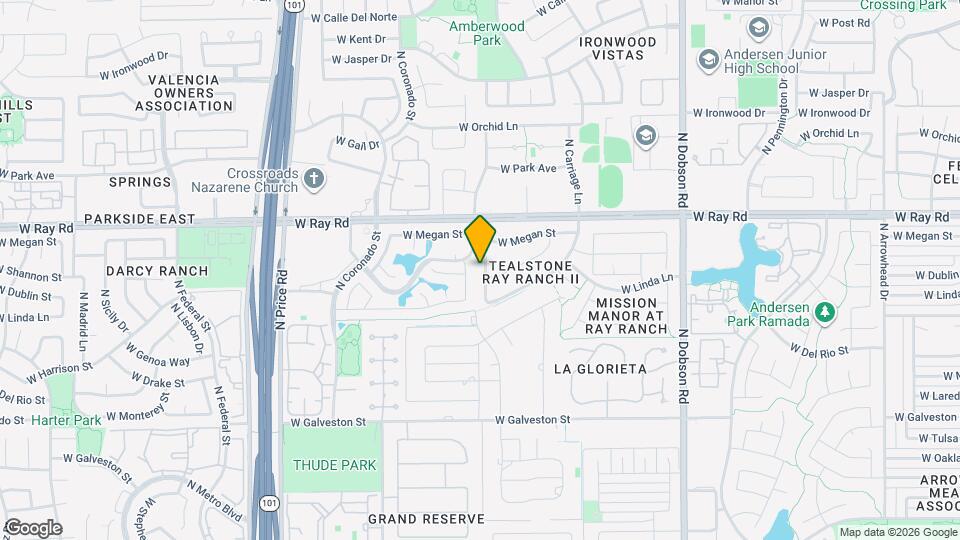 890 N Bullmoose Dr Map and Location Details