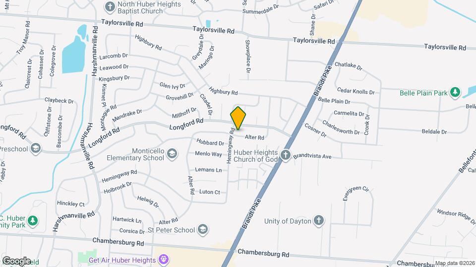 6807 Alter Rd Map and Location Details