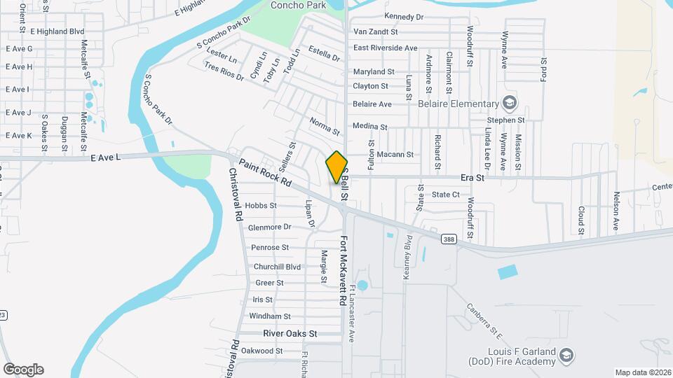 206 La Salle Dr Map and Location Details