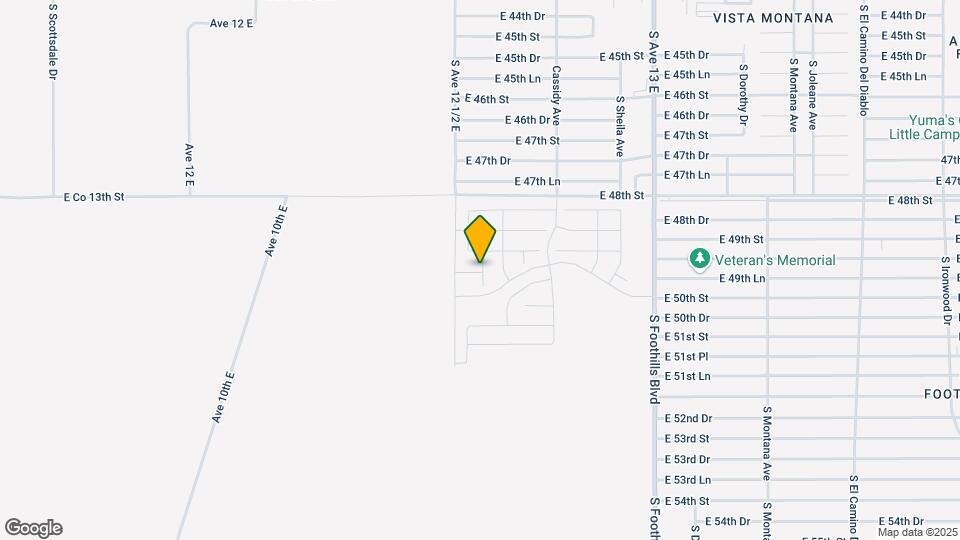 12552 E 49th Ln Map and Location Details