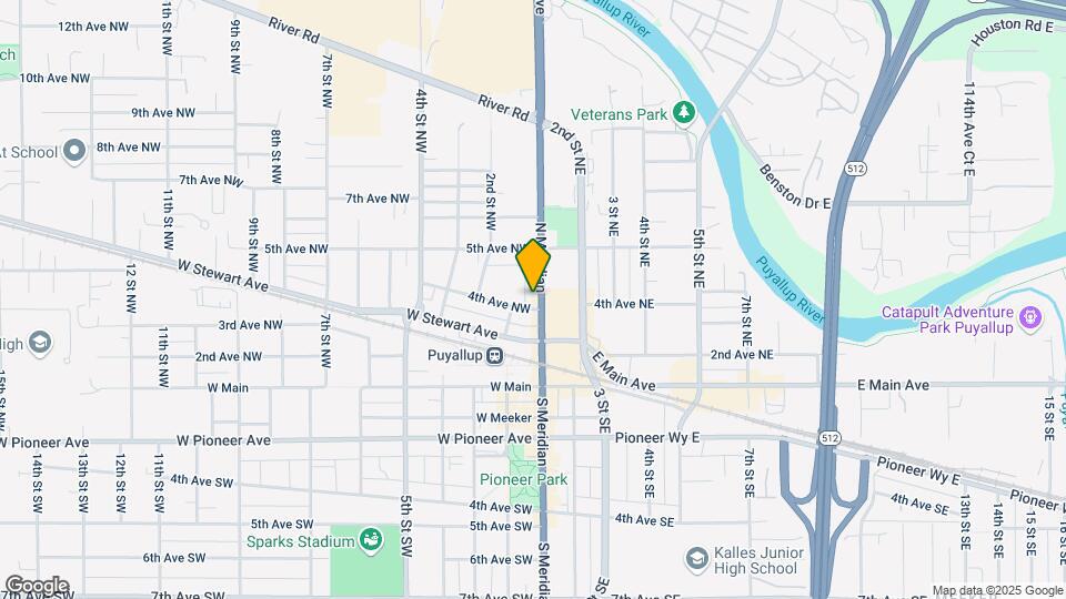 408 N Meridian Map and Location Details