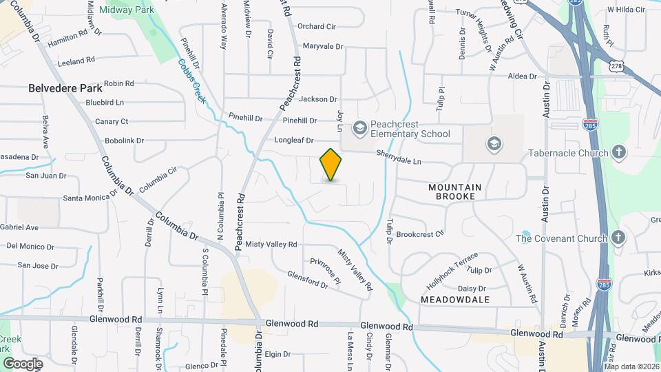 1645 Cobbs Creek Ln Map and Location Details
