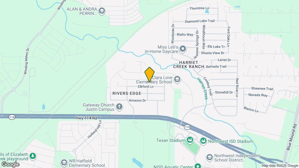 1401 Elkford Ln Map and Location Details