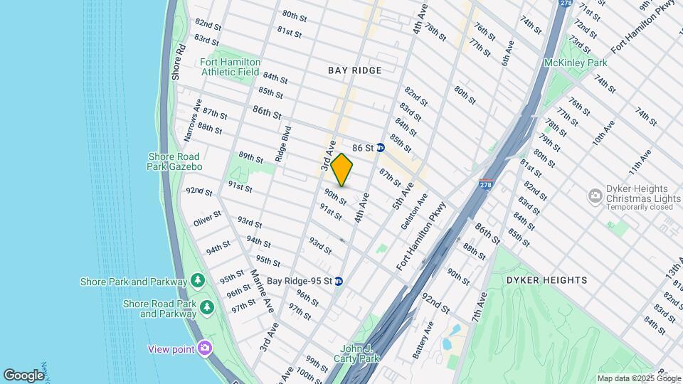 342 89th St Map and Location Details