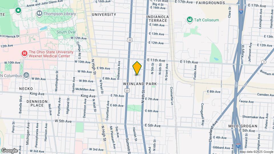 1440 Hamlet St Map and Location Details