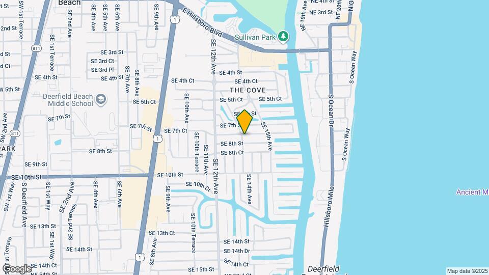 1300 SE 7th Ct Map and Location Details