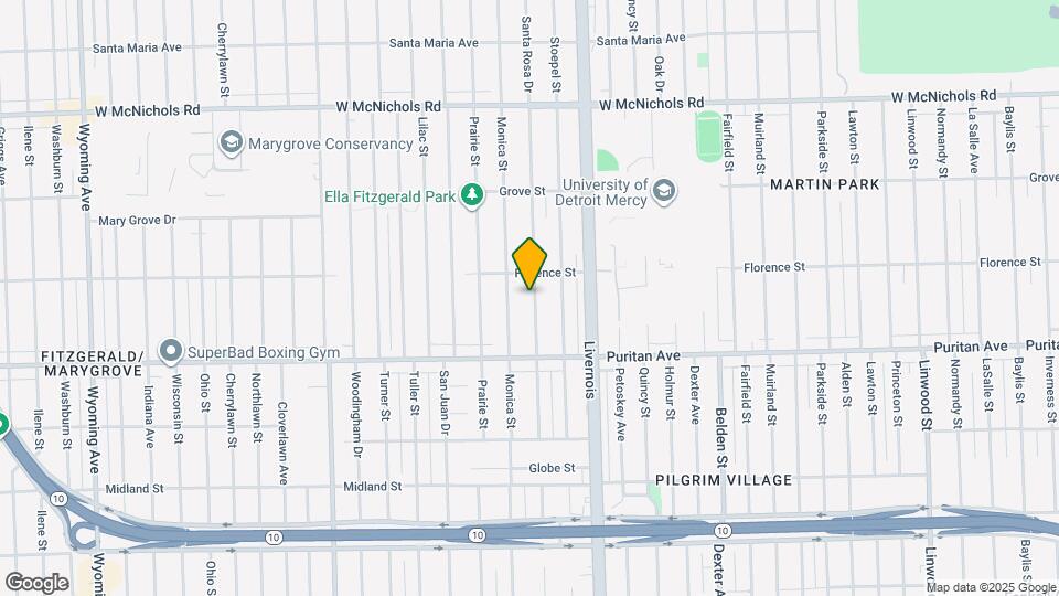 16221 Santa Rosa Dr Map and Location Details