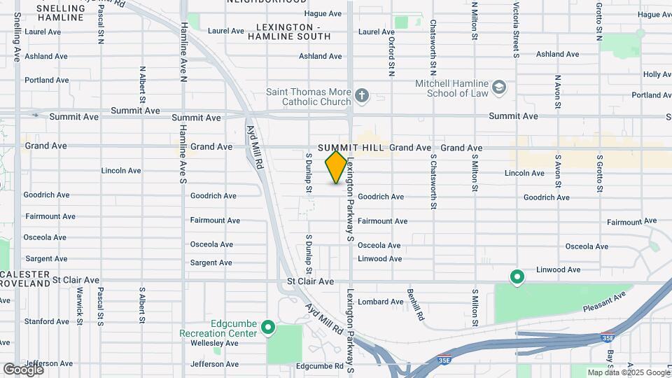 1121 Goodrich Ave, Unit 1 Map and Location Details