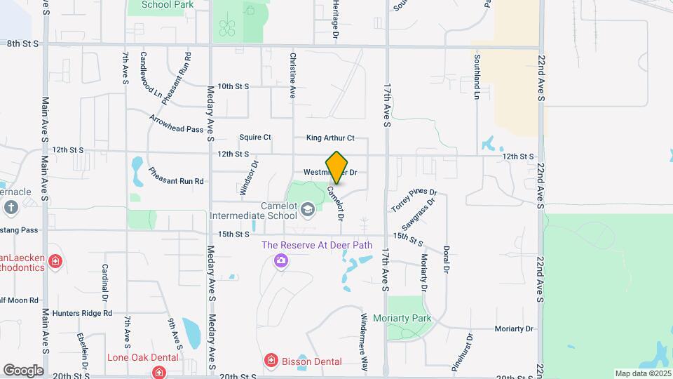 1311 Camelot Dr Mapa y Detalles de la Ubicación