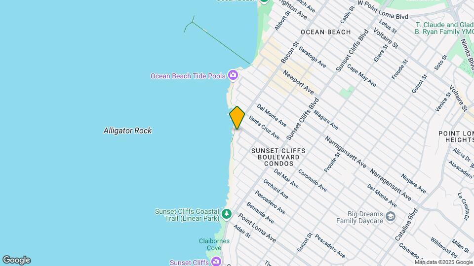 1627 Ocean Front St Map and Location Details