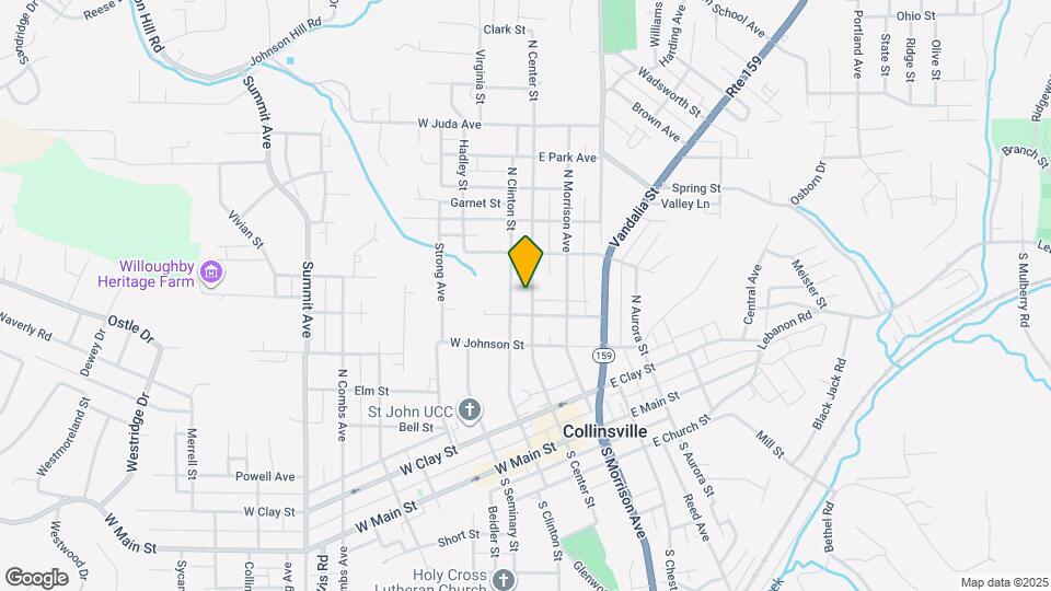 413 N Center St Map and Location Details