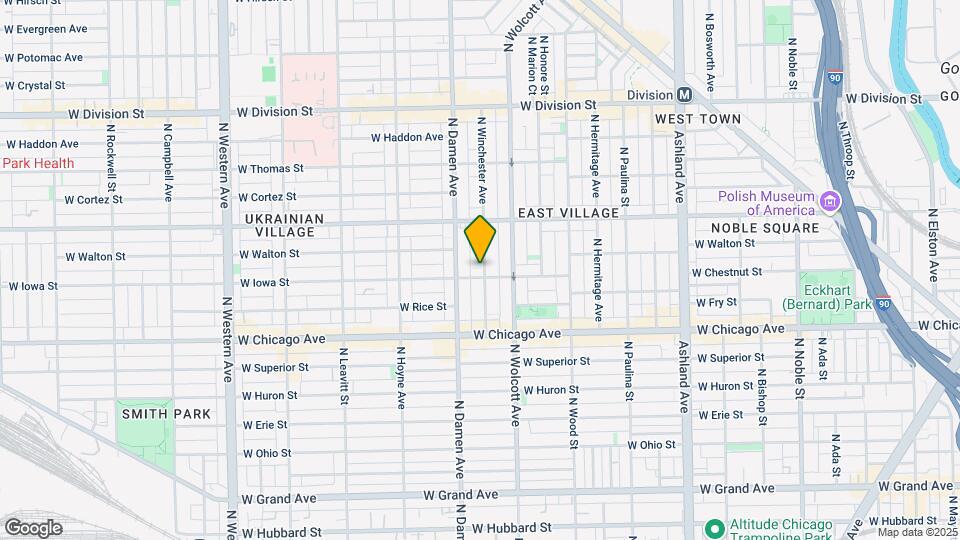 906 N Winchester Ave Map and Location Details