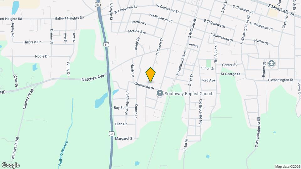 1081 S Church St Map and Location Details