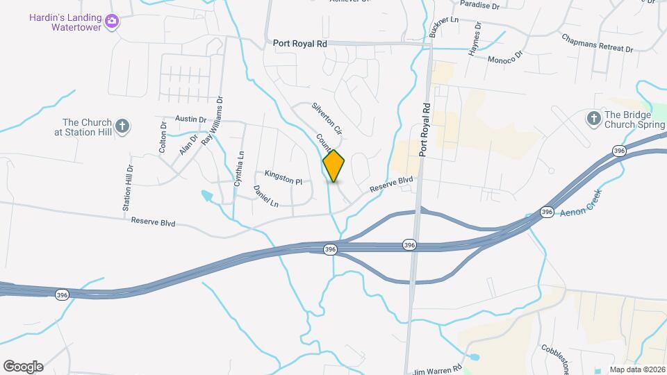 1011 Countess Ln Map and Location Details