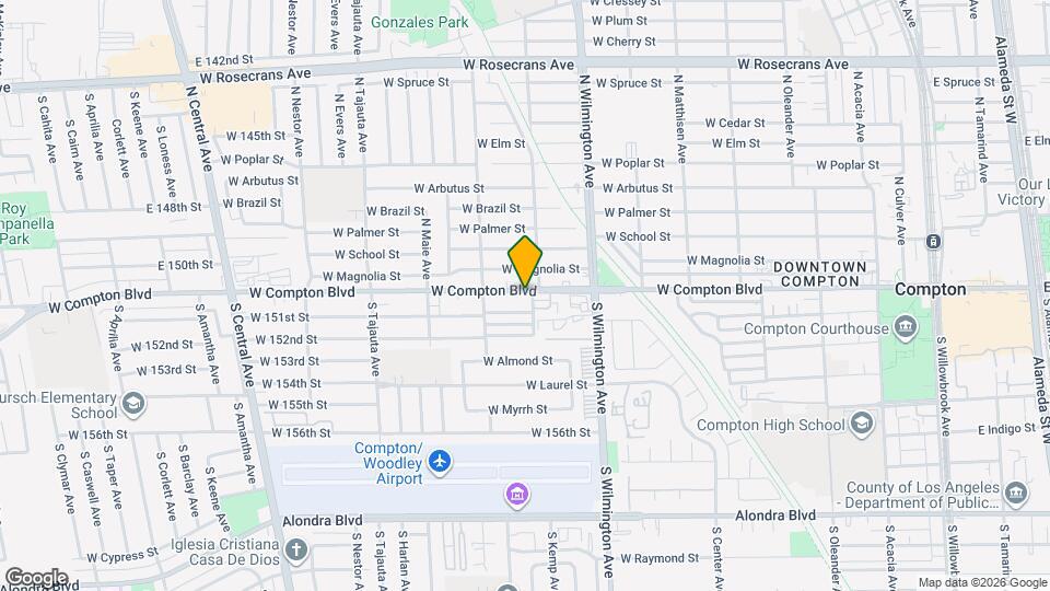 138 South Gardenia Ave Map and Location Details