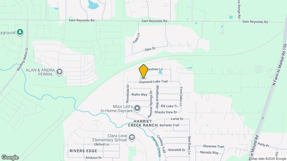 1705 Diamond Lake Trail Map and Location Details