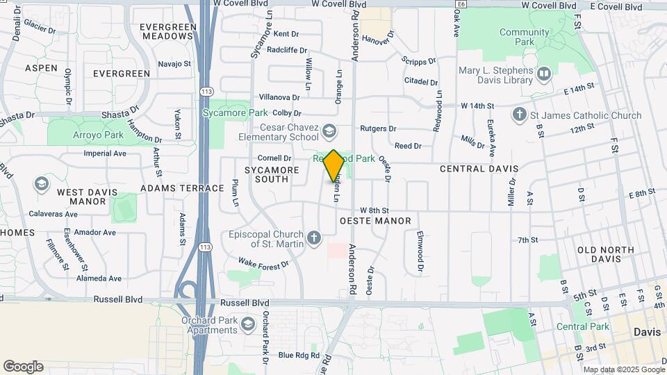 819 Linden Ln Map and Location Details