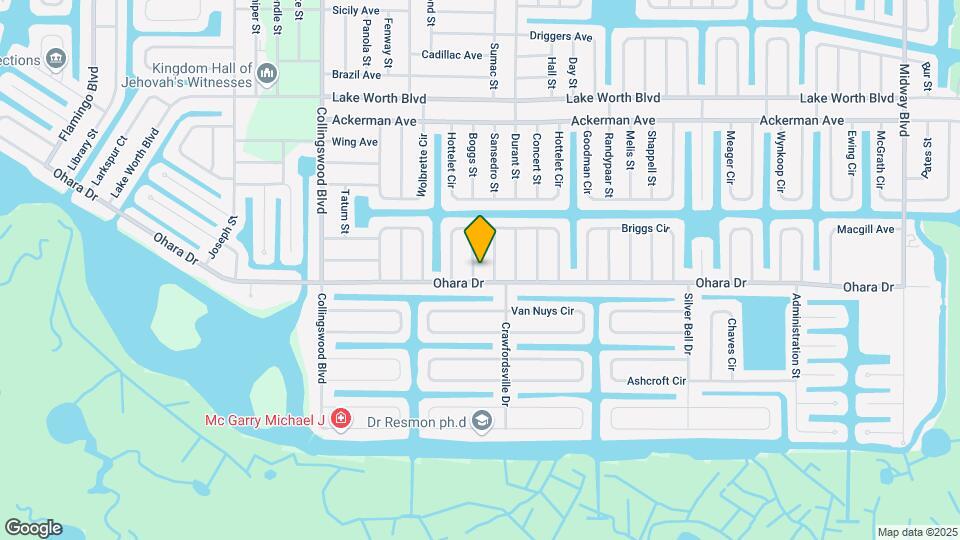 4508 Harrington St Map and Location Details