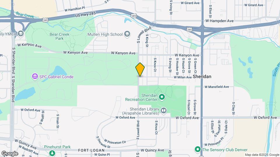 3856 S Lowell Blvd Map and Location Details