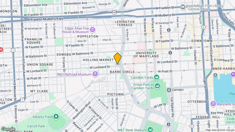 816 1/2 W Lombard St Mapa y Detalles de la Ubicación