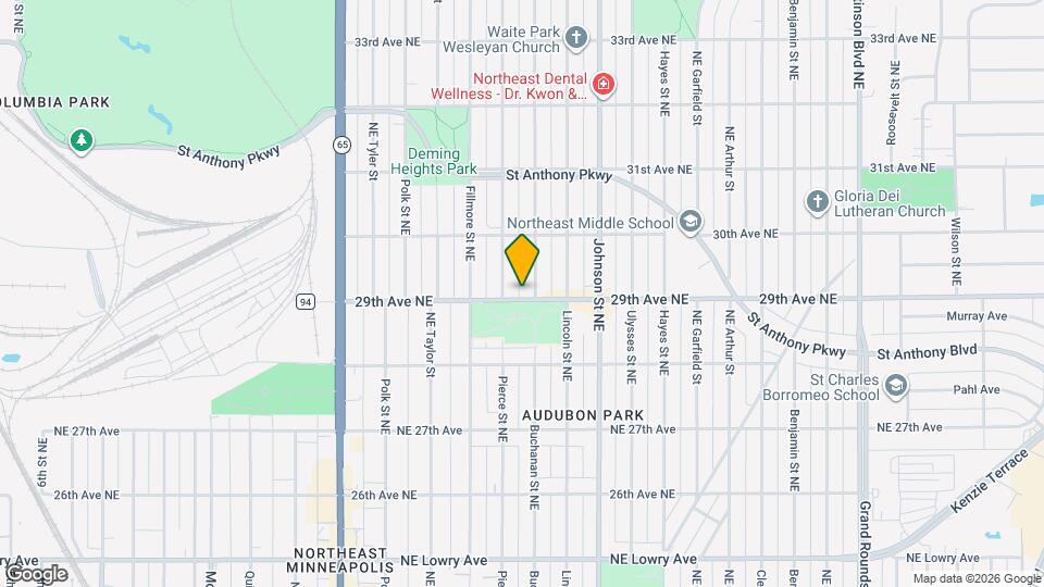 1315 29th Ave NE, Unit #2 Mapa y Detalles de la Ubicación