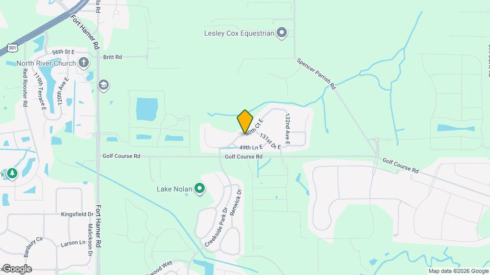 12911 50th Ct E Map and Location Details