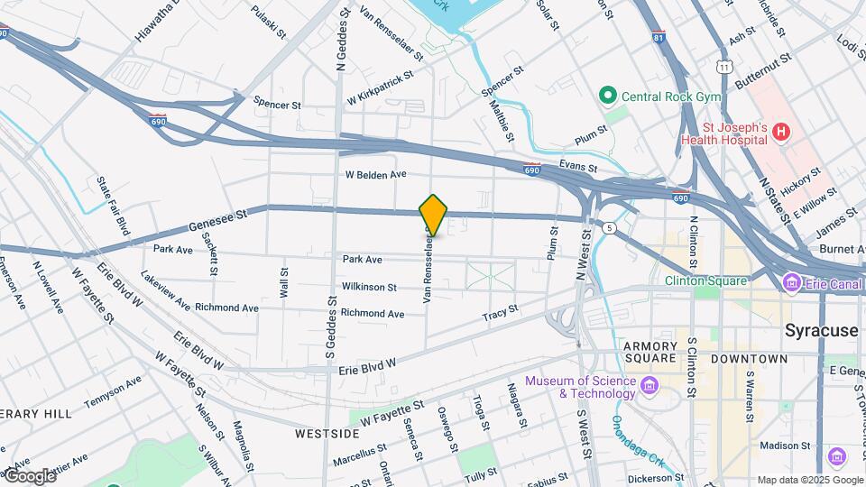 306 Van Rensselaer St, Unit Apt. #1 Map and Location Details
