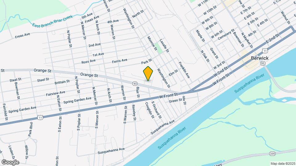 1011 Orange St Map and Location Details