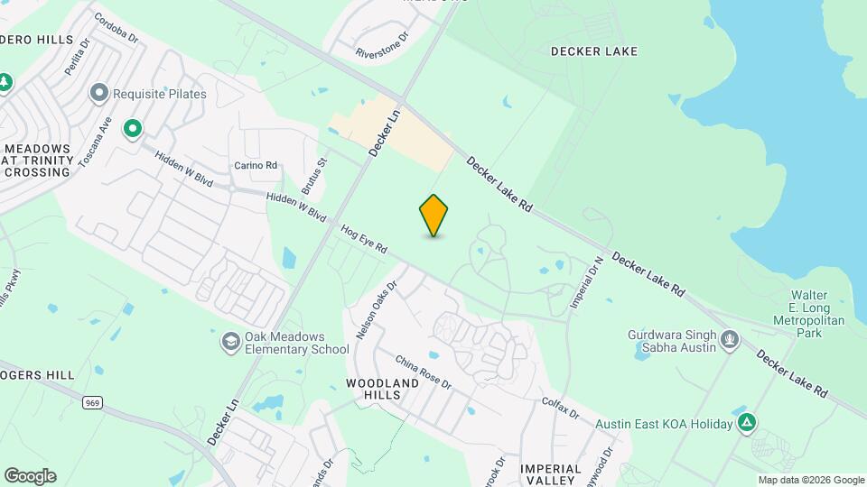 Prose Decker Lake Mapa y Detalles de la Ubicación