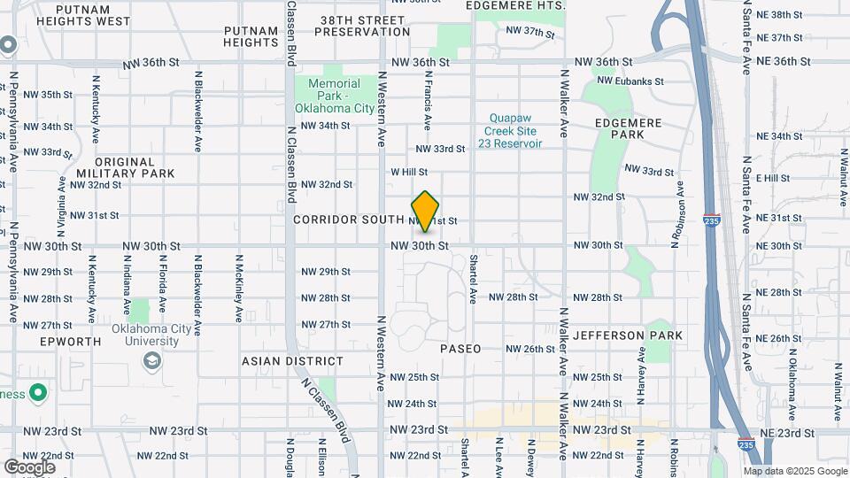 917 NW 30th St Map and Location Details