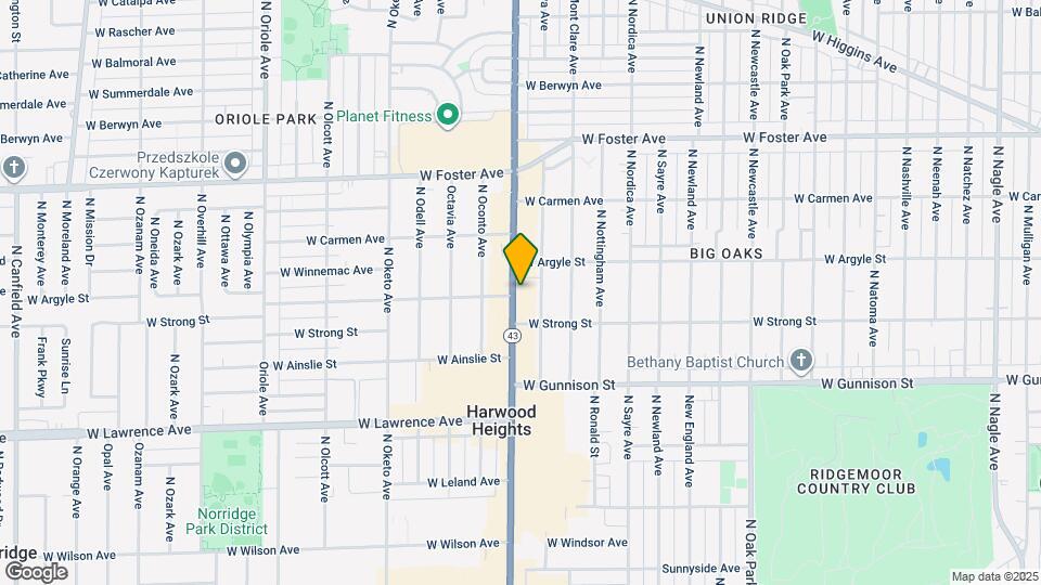 4907 N Harlem Ave Map and Location Details