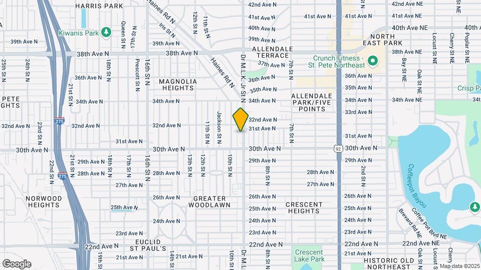 3108 Dr. Martin Luther King Jr St N Map and Location Details
