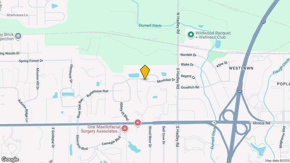 7455 Montclair Dr Map and Location Details