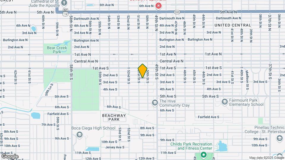 5035 3rd Ave S Map and Location Details