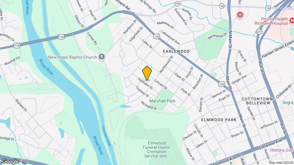 3110 Gadsden St Map and Location Details