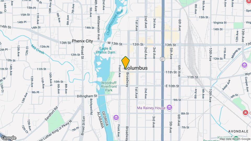 Eleventh Street Lofts Map and Location Details