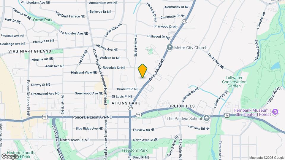 722 Ponce De Leon Ct NE Map and Location Details