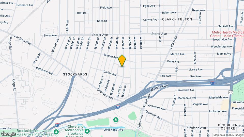 3536 W 47th St-Unit -UP Unit Map and Location Details