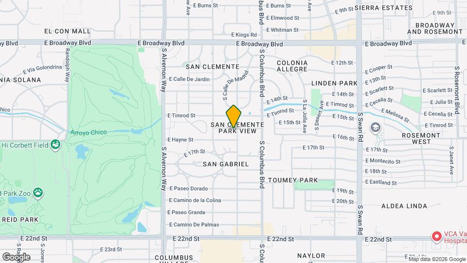 4162 E Brown Way Map and Location Details